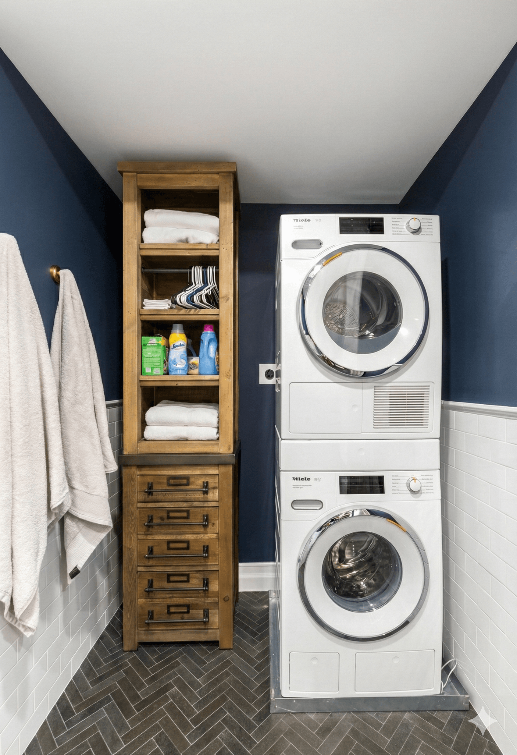 Laundry room after cleaning