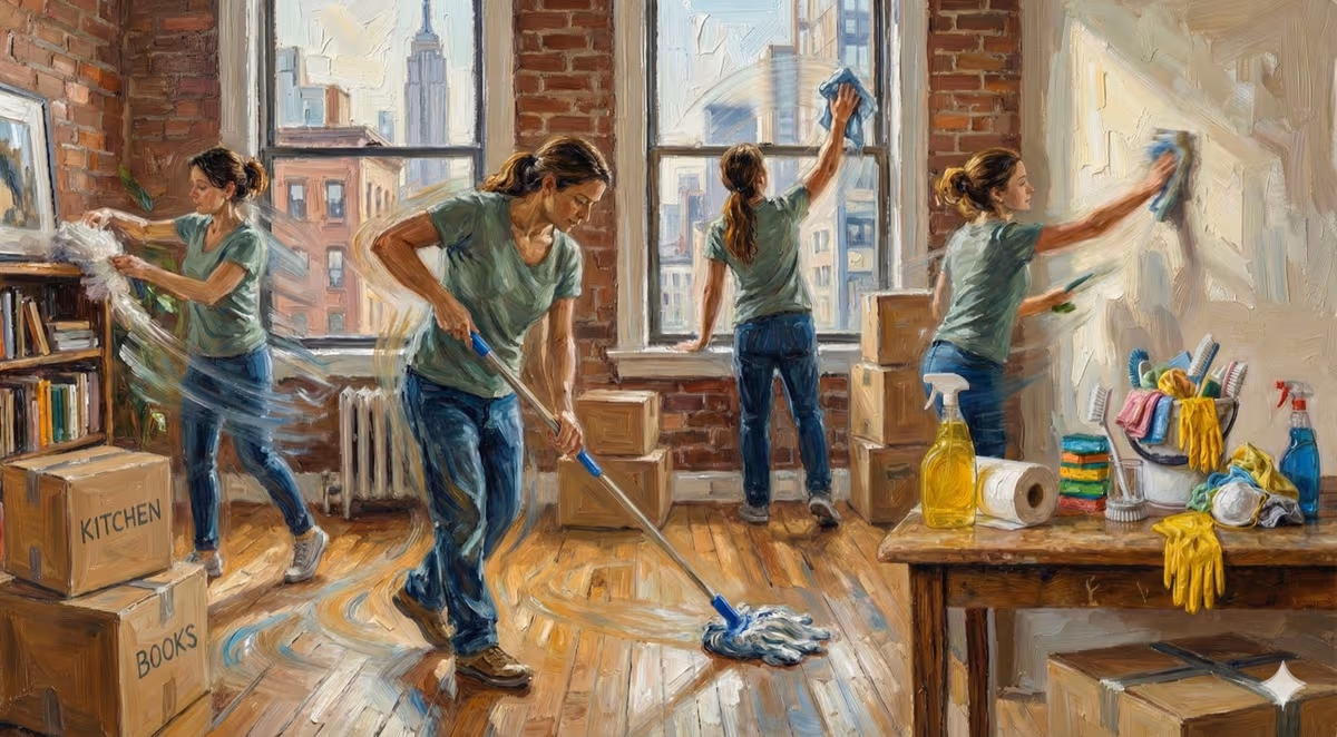 Turnover-ready apartment cleaning